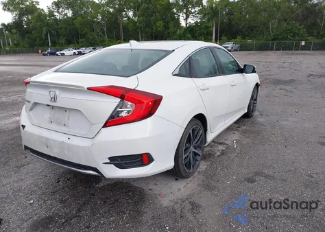 2020 Honda Civic Ex from USA, damaged, VIN 19XFC1F31LE007379